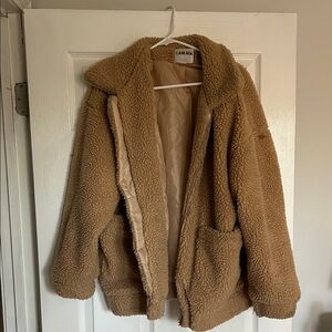 I.AM.GIA Camel Teddy Sherpa Coat